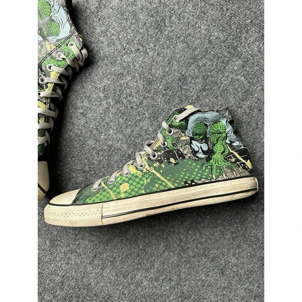 Mens Sneakers Converse Chuck Taylor All Star DC Comics Green, Size US 11 - Picture 2 of 8